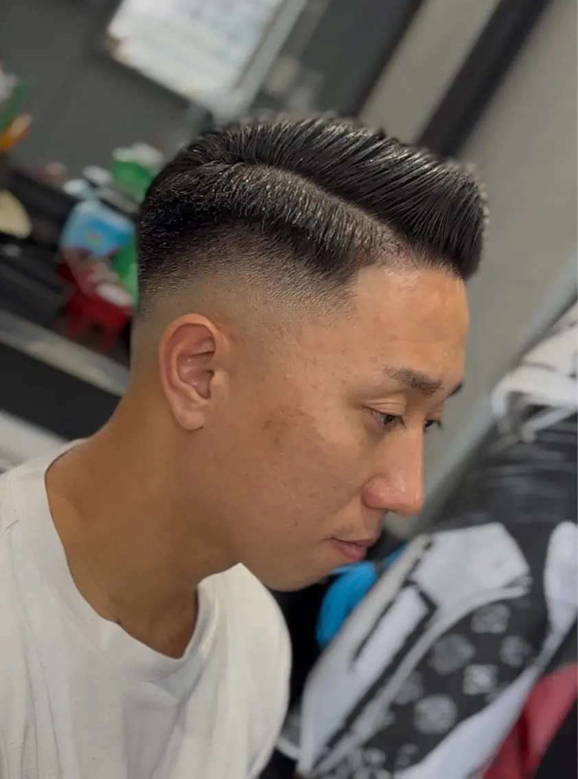 「ご新規様限定」フェードカット💈「サイドパート」minimoの口コミ投稿でこのお値段です!の写真