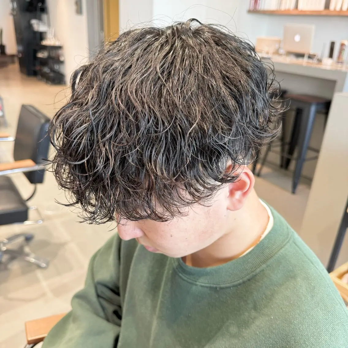 【メンズカット✂️】+【波巻きパーマ🌊】or【波巻きスパイラル🌊】の写真
