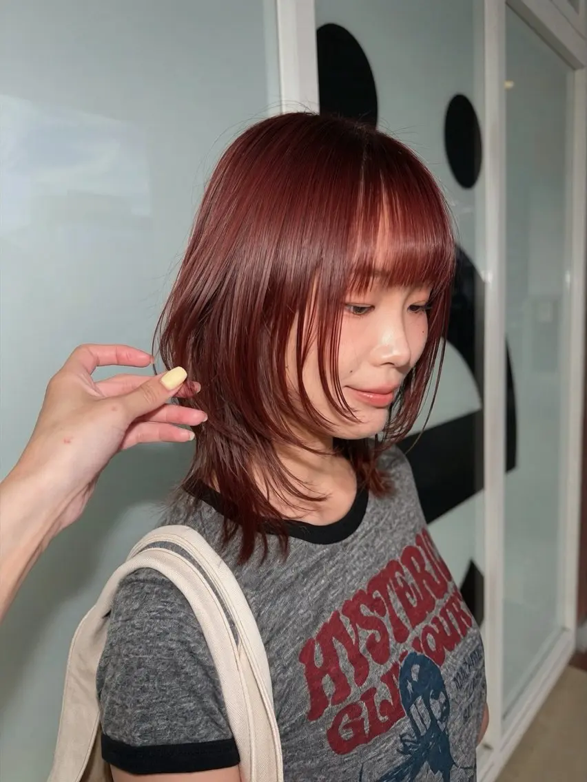 ミディアム カット ヘアカラー トリートメント カノエ博多ミスト mizukiのその他イメージ