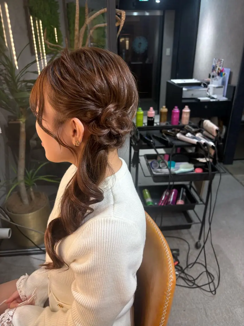 ヘアアレンジ ヘアメイク スーのヘアスタイル