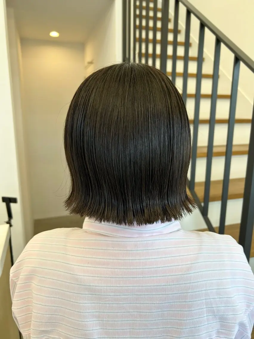 ショート ボブ 本澤 朋香のヘアスタイル