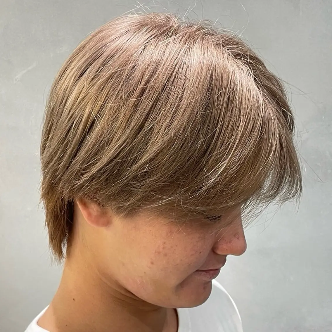 ミディアム カラー ヘアアレンジ メンズ fifth 石川 凪のヘアスタイル