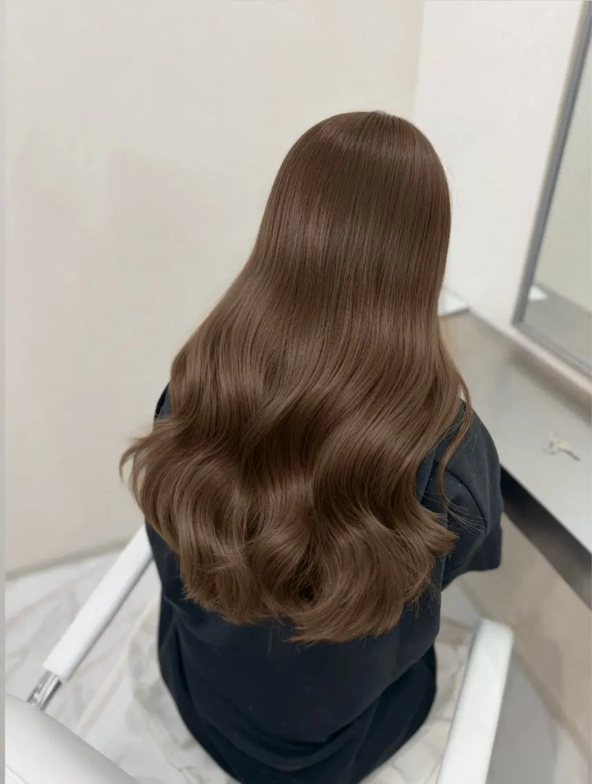 ロング ヘアカラー くるみ /モデル募集中のヘアスタイル