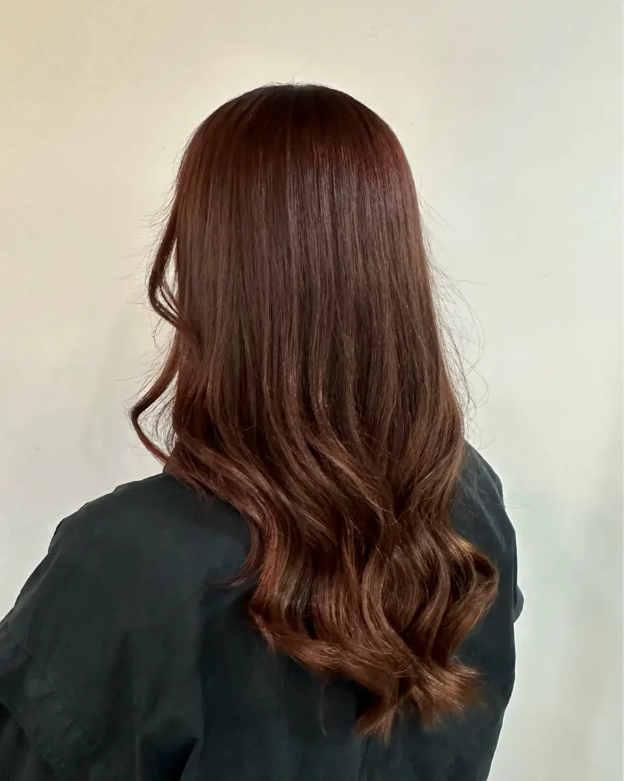 カラー ブラウンカラー ピンクカラー カット ヘアカラー Angelica 内海 遥奈のヘアスタイル