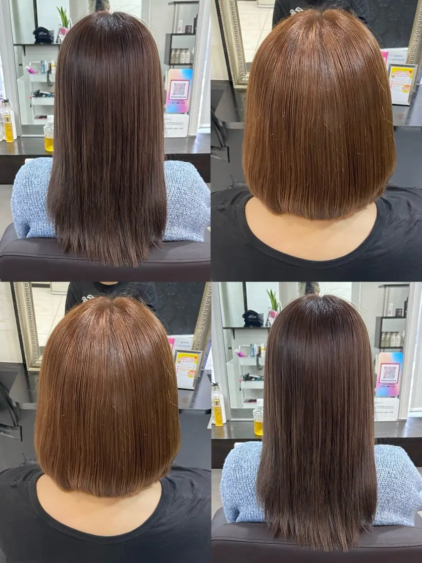 カラー ヘアカラー 長田 麻友子のヘアスタイル