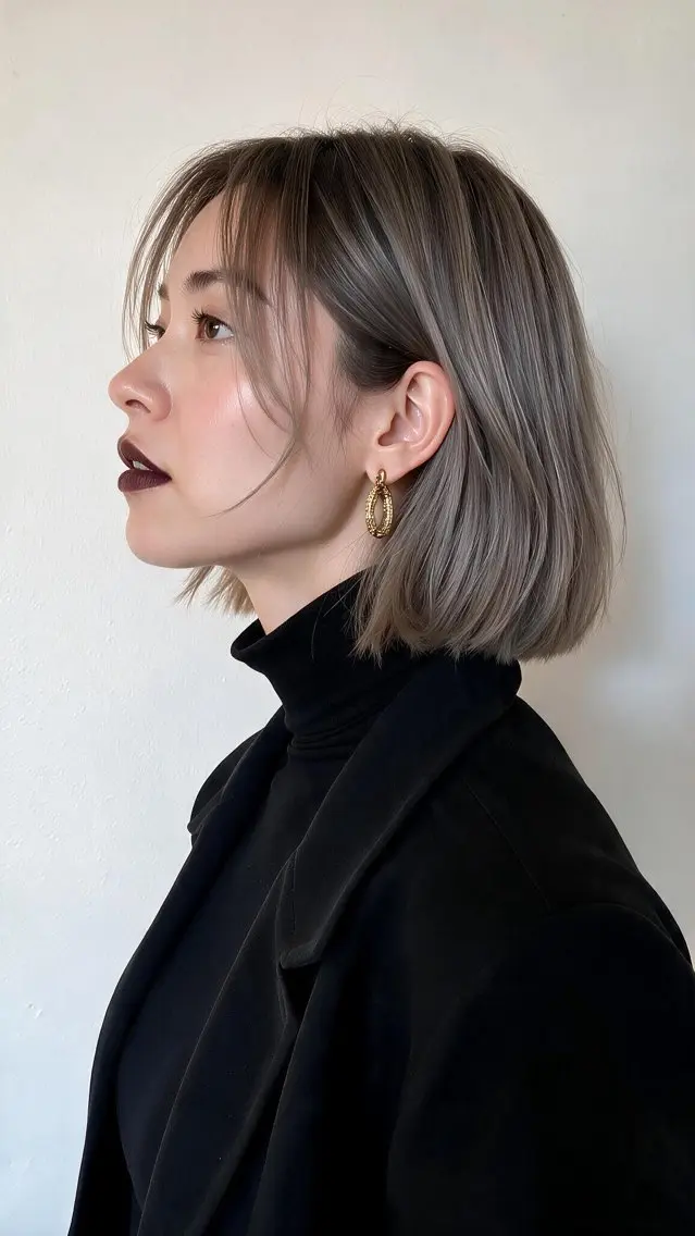 ミディアム ハイライト MATSU DAのヘアスタイル