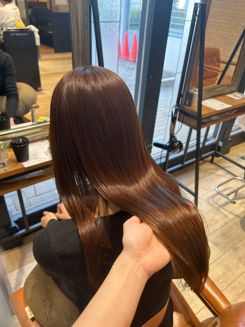 ロング カラー カット ヘアカラー はるか/ trスタイリストのヘアスタイル