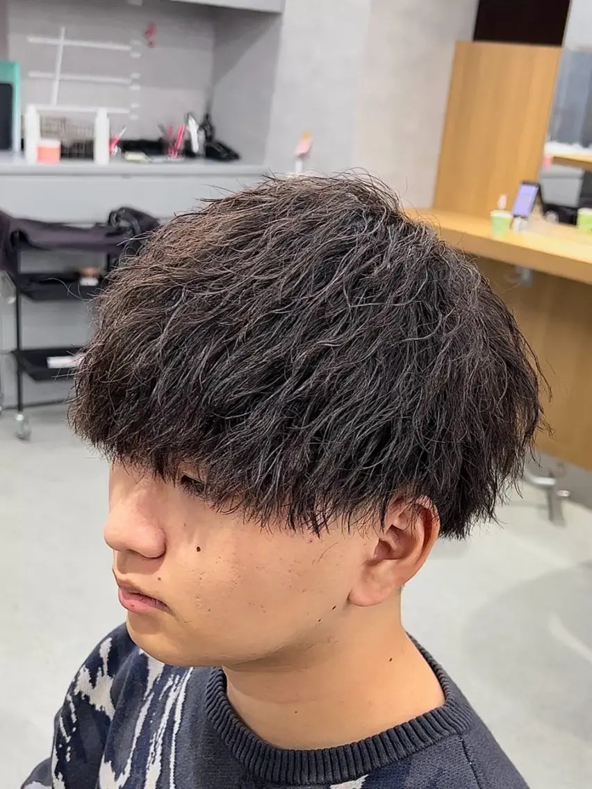 パーマ メンズ メンズ特化⚡️パーマ テッタのヘアスタイル