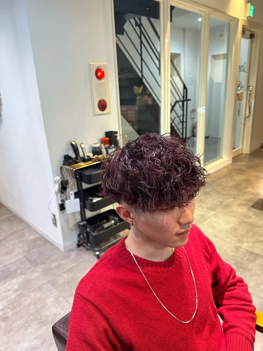 【垢抜けバツグン!】メンズカット+パーマ+カラーの写真