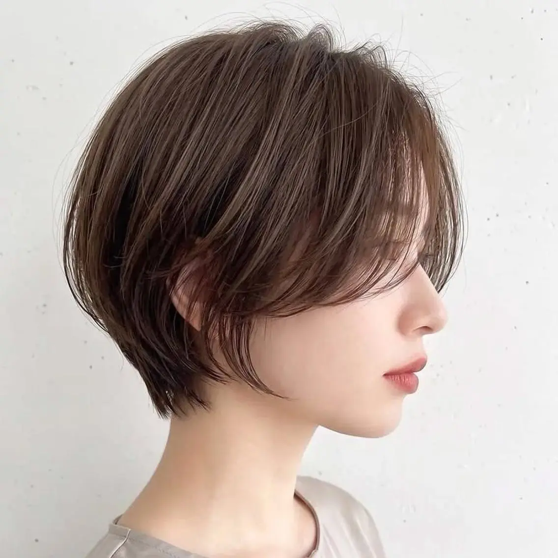 ショート ショートボブ ボブ くびれヘア ショートヘア 無料募集/ ショートカット 日向のヘアスタイル