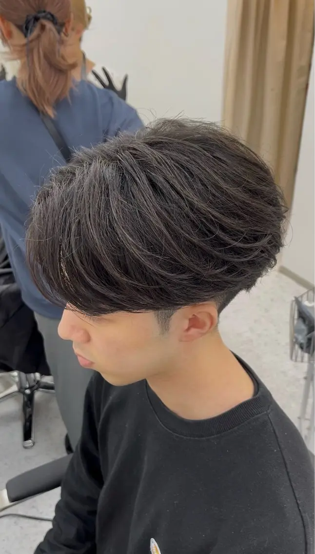 メンズ カット パーマ 小島 希星のヘアスタイル