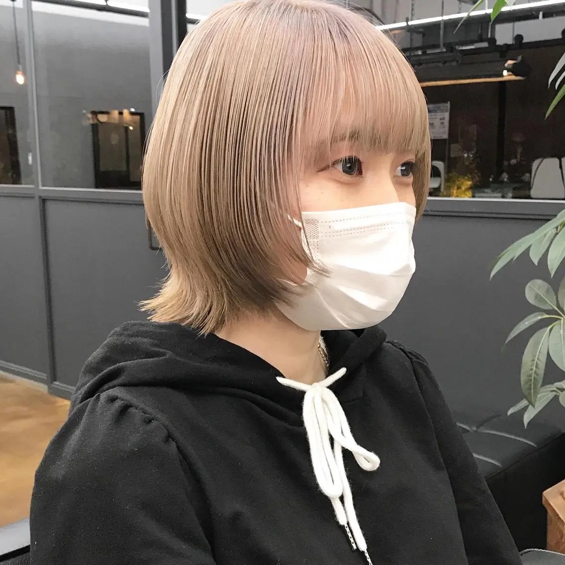 ショート カラー メンズ メンズウルフカット ベージュカラー ボブ ショートヘア ウルフカット カット ヘアカラー トリートメント ヘアセット ✂︎ウルフ・ショート ✂︎MIKUNIのヘアスタイル