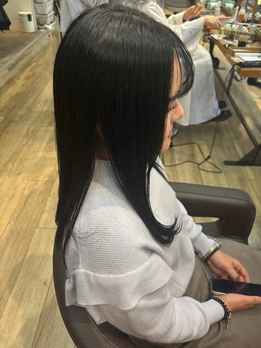 ロング ヘアカラー ゆうこ🍀髪質改善/ ストレート/艶カラーのヘアスタイル
