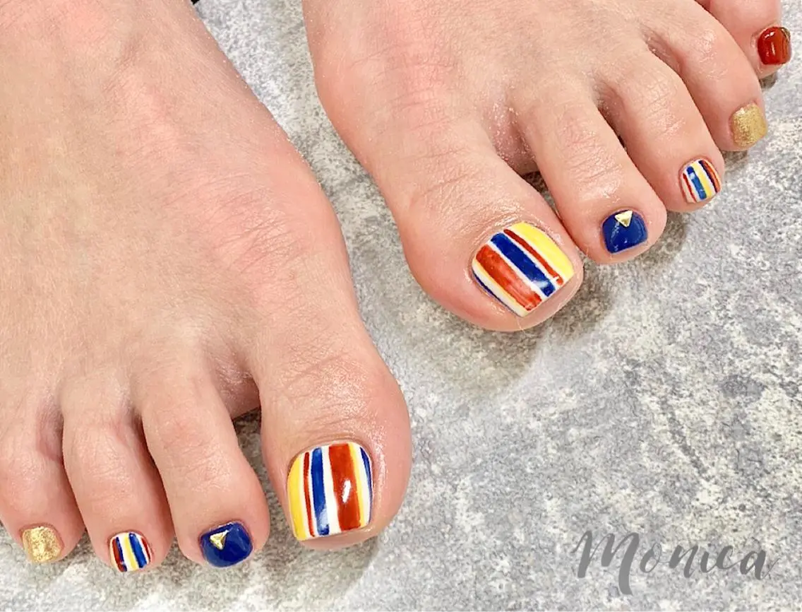 ネイル フットネイル nailsalon MONICAのネイルデザイン