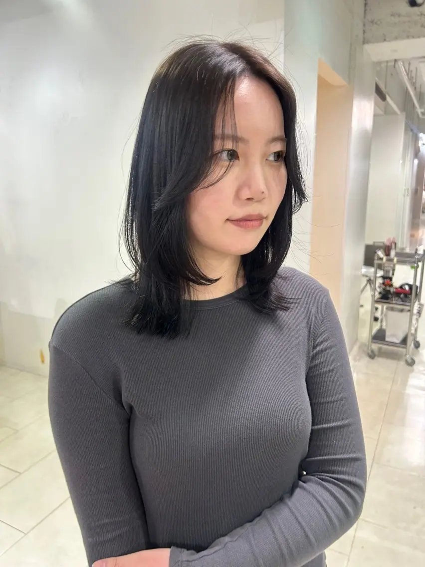 ミディアム カット トリートメント 似合わせcut & color🩷サツキのヘアスタイル