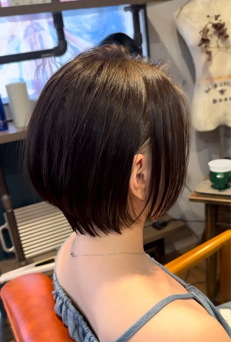 ショート カラー ヘアアレンジ カット ヘアカラー トリートメント 金子 富士のヘアスタイル