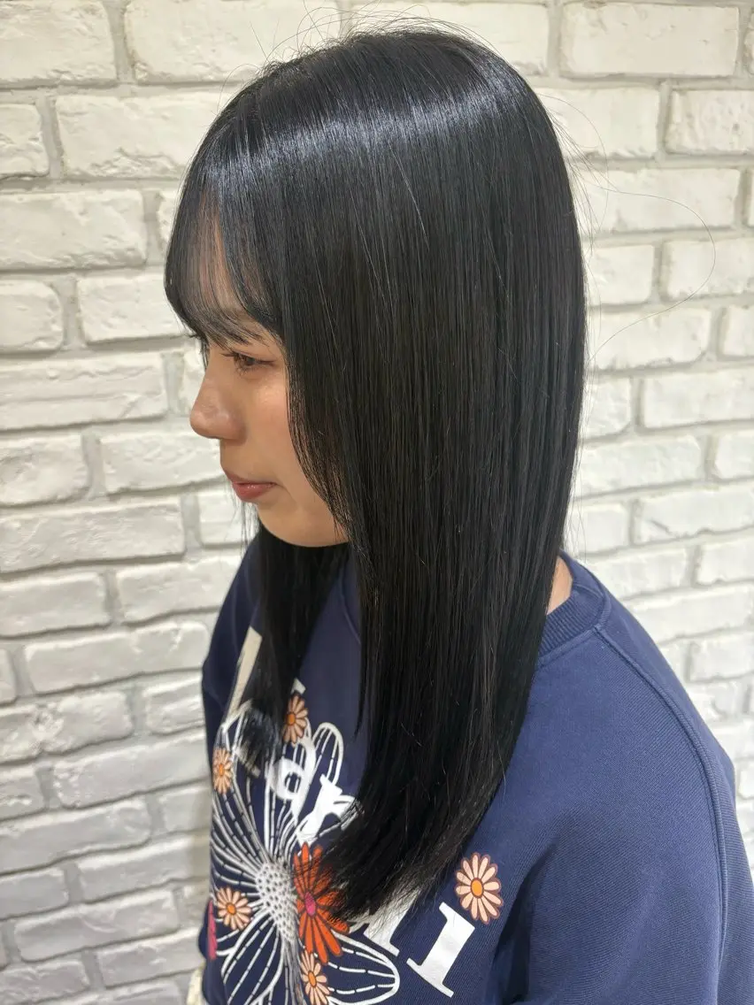 カラー り このヘアスタイル
