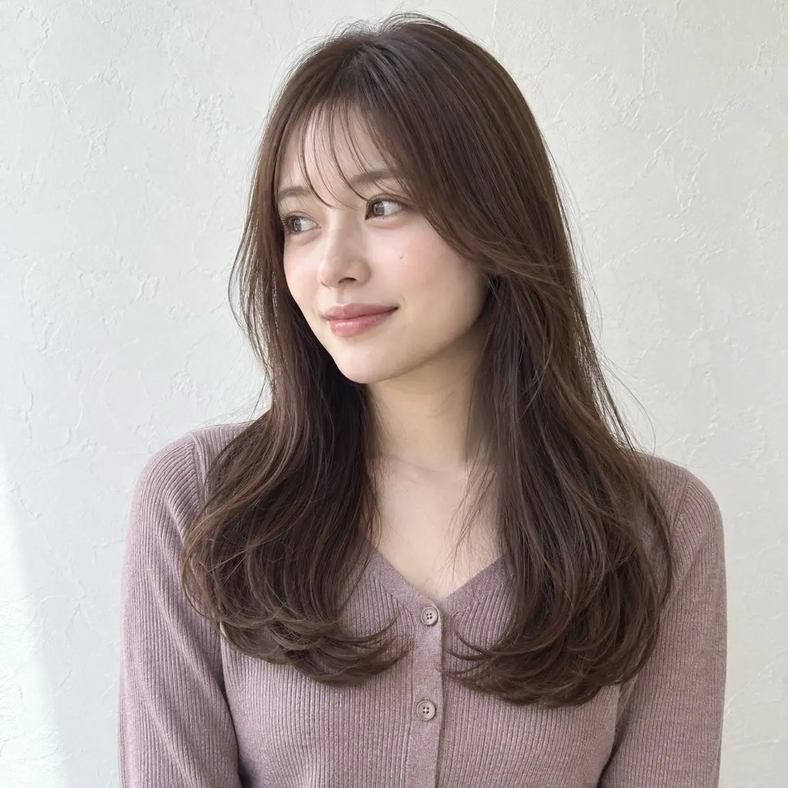 ロング カラー ロングレイヤー レイヤーカット ロング パーソナルカラー診断 骨格診断 銀座/モテ🤍垢抜け レイヤー/あさみのヘアスタイル