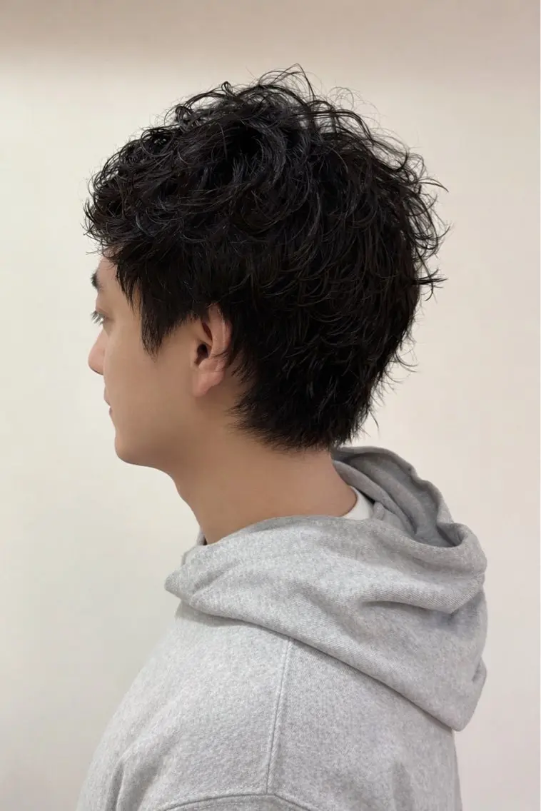 ショート メンズ 明石 歩樹のヘアスタイル