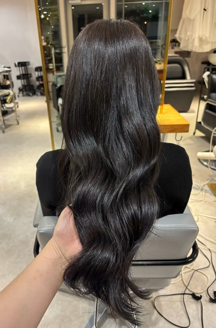 ロング カラー アッシュ 成美/ カットモデルさん募集のヘアスタイル