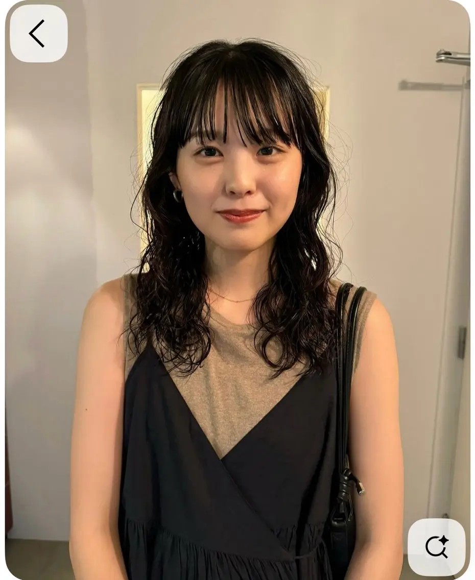 パーマ カット パーマ トリートメント MAHAE 中司のヘアスタイル