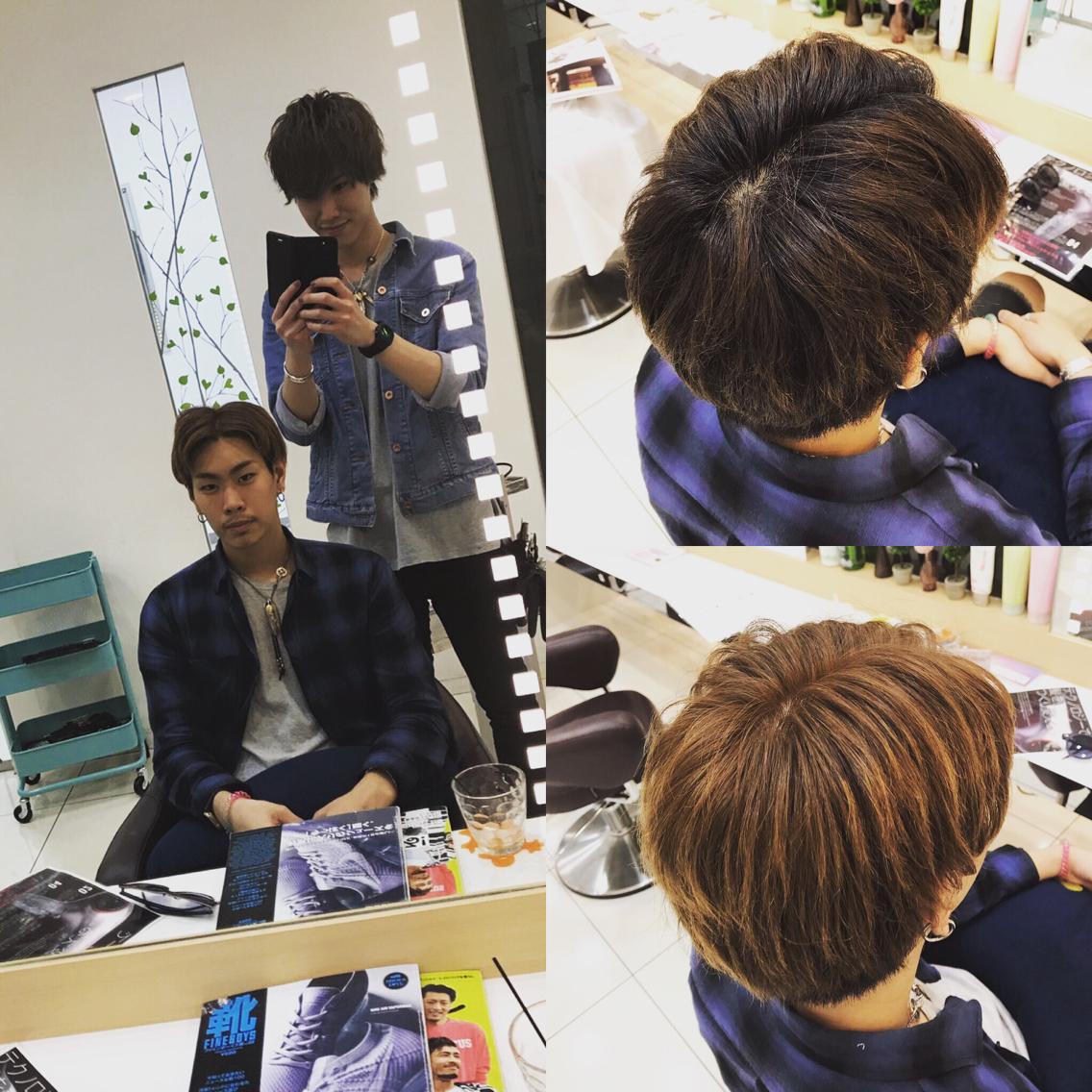 ショート 植田 敬太のヘアスタイル