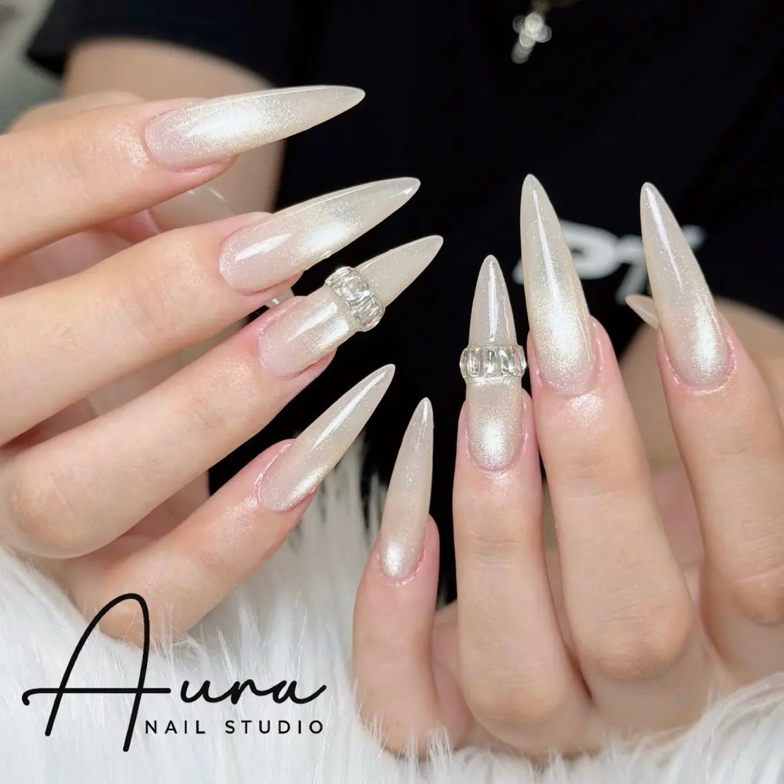 ネイル ハンドネイル Aura Nail HanNaのネイルデザイン