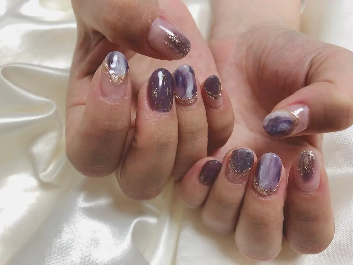 ネイル キラキラネイル 冬ネイル クリスマス kiki nail &brow二子玉川のネイルデザイン