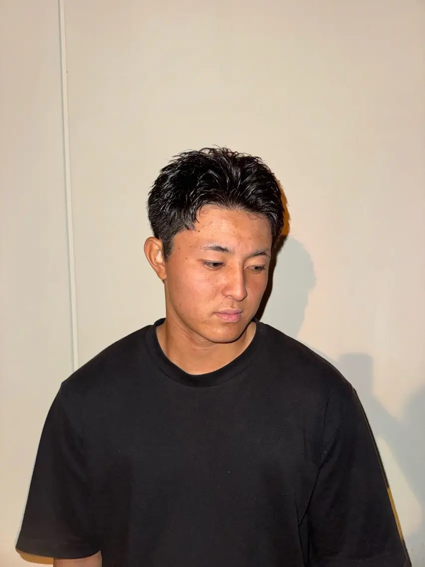 ショート メンズ スパイキーショート ショートヘア 藤田 陽光のヘアスタイル