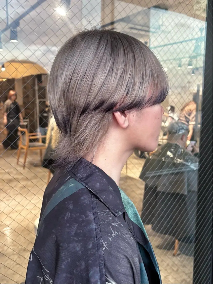 ミディアム カラー メンズ 💫miyu💫デザ インカラー/アレンジのヘアスタイル