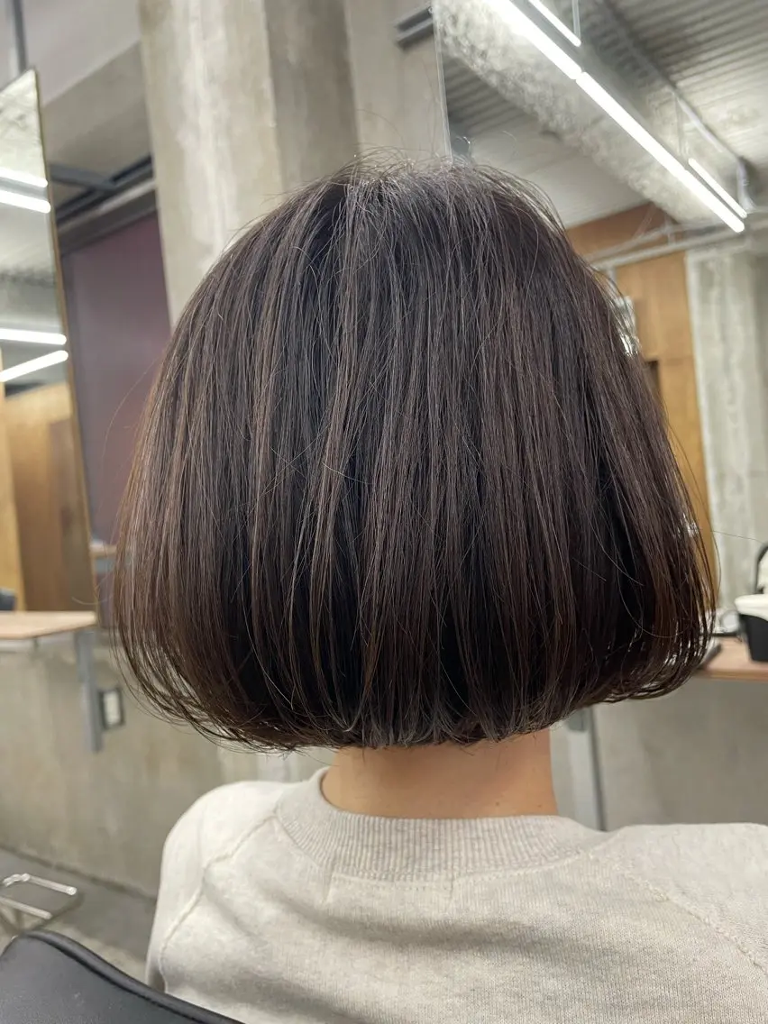 ショート カラー カット ヘアカラー トリートメント 【透明感ツヤカラー】 三浦寛之のヘアスタイル