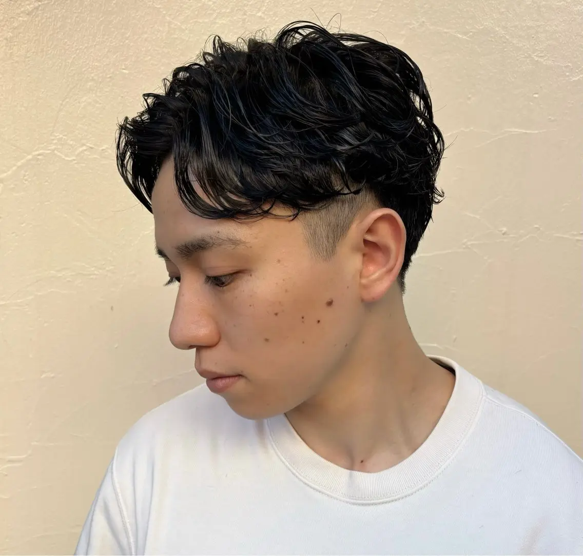 【平日限定】似合わせメンズカット➕フェザーパーマの写真