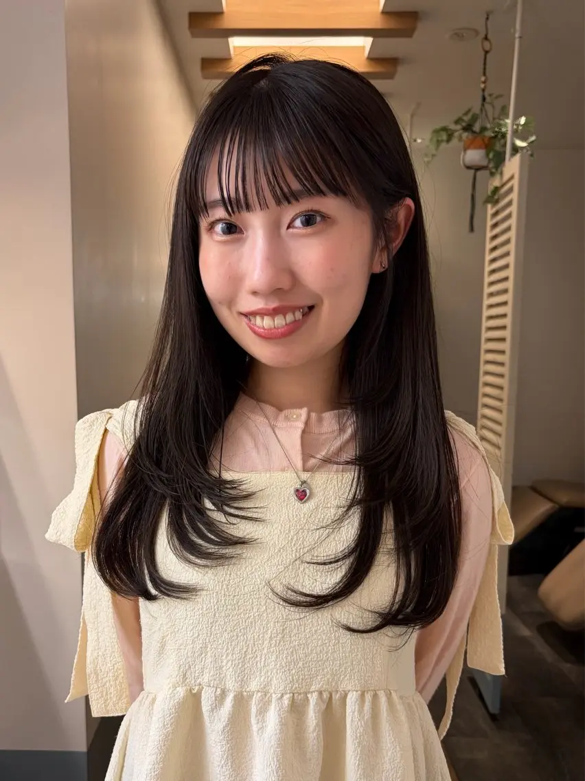 ロング るな/暖色、 ベージュカラー🎀のヘアスタイル