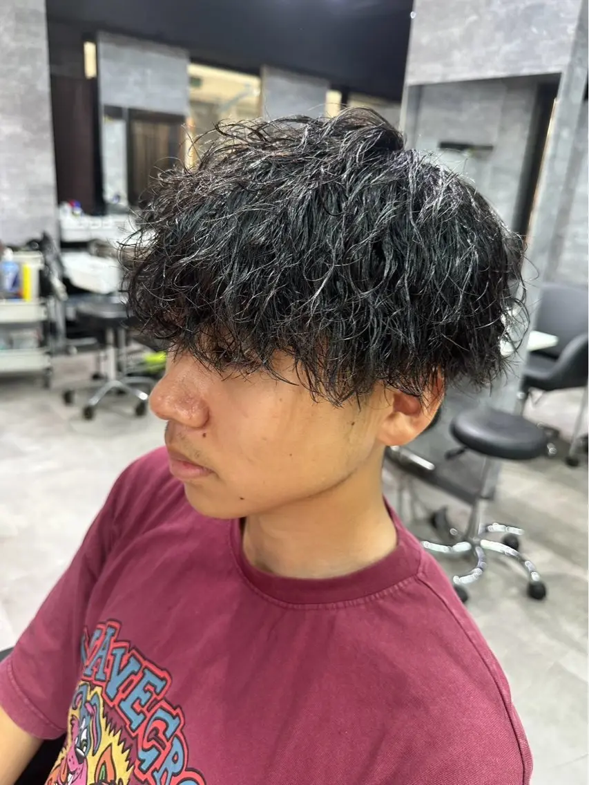 パーマ メンズ カット パーマ RAISE by_WHITEのヘアスタイル