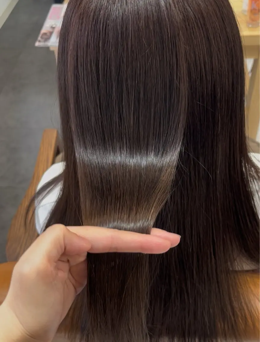ロング カラー MIZUKI🫧ྀི 韓国ヘアAFLOATのヘアスタイル