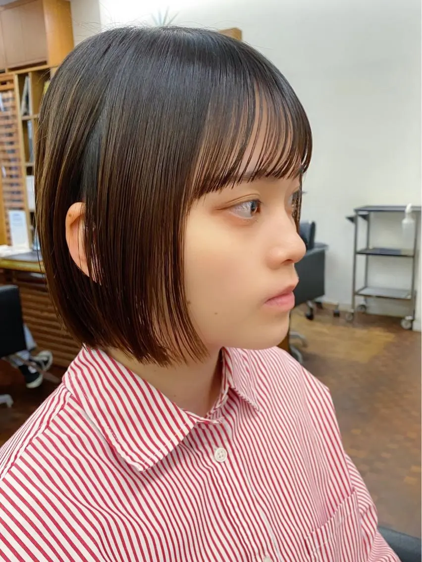 🧤minimo限定🧤似合わせカット＋3STEPトリートメント[顔周りカット]【ヨシンモリ】【タンバルモリ】の写真