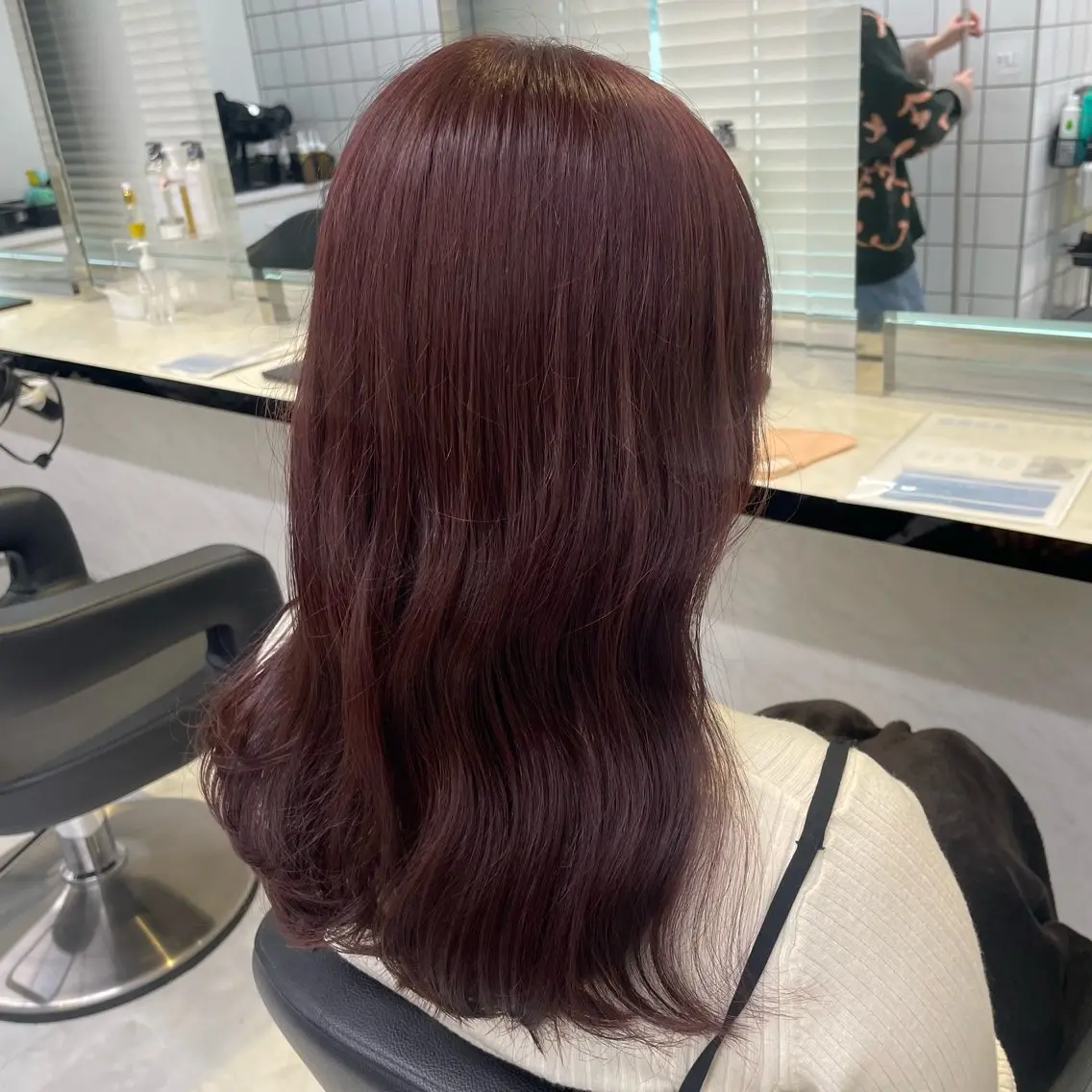ミディアム カット ヘッドスパ ヘアセット うる艶トレンドヘア 🕊️上野BABYのヘアスタイル