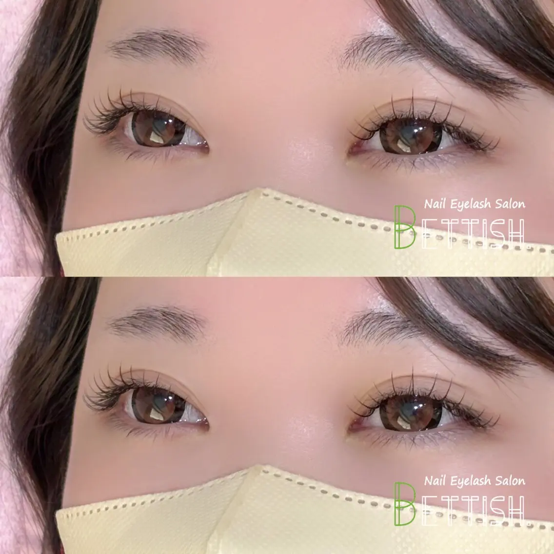 マツエク・マツパ 束感まつ毛 カラーマツエク マツエク BETTISH🩵 SERIのマツエク・マツパデザイン