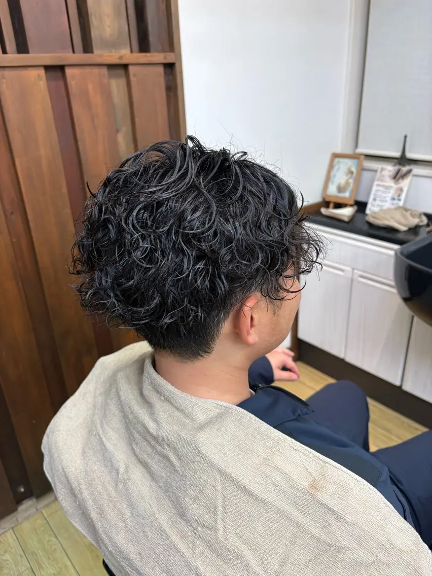 メンズ 刈り上げ カット パーマ LeR /メンズ /サーフカール/ルクのヘアスタイル