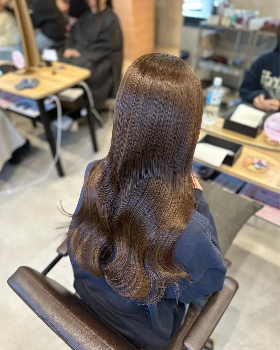 セミロング カット ヘアカラー トリートメント hayato / 梅田のヘアスタイル