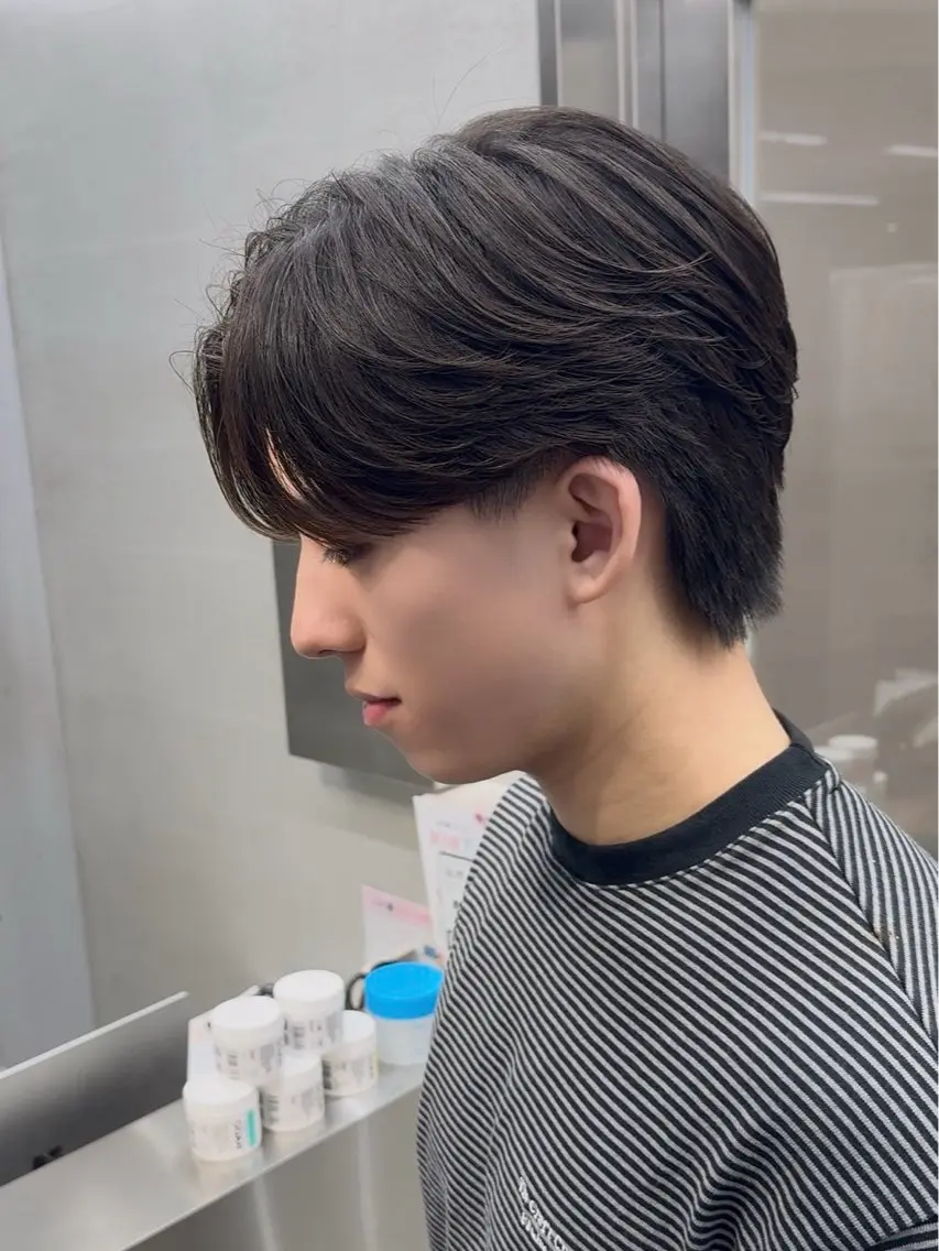 ミディアム メンズ 【メンズ特化】 【LIBER】翔斗のヘアスタイル