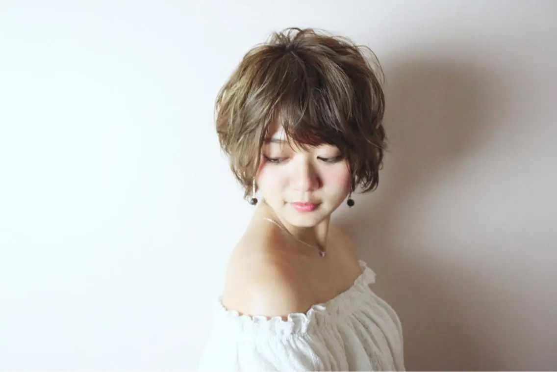 ショート カラー パーマ ショートヘア ✨U-topia渡邉 大樹【公認資格有】✨のヘアスタイル