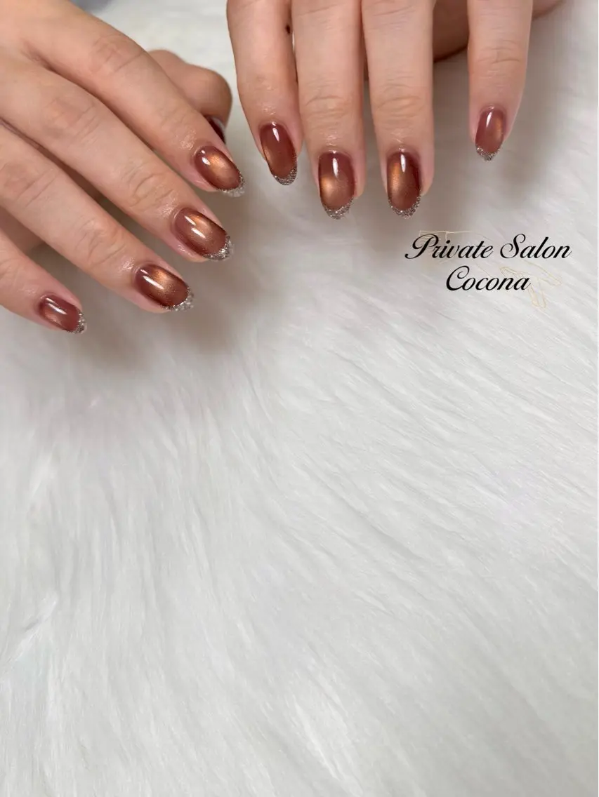 ネイル フラッシュネイル フレンチネイル ハンドネイル プライベートサロン nailcoconaのネイルデザイン