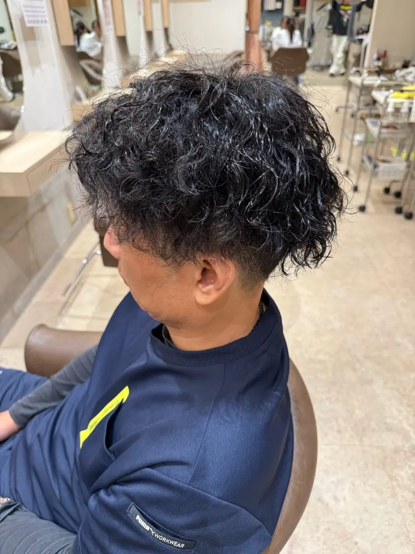 パーマ メンズ パーマ 分木 叶愛のヘアスタイル