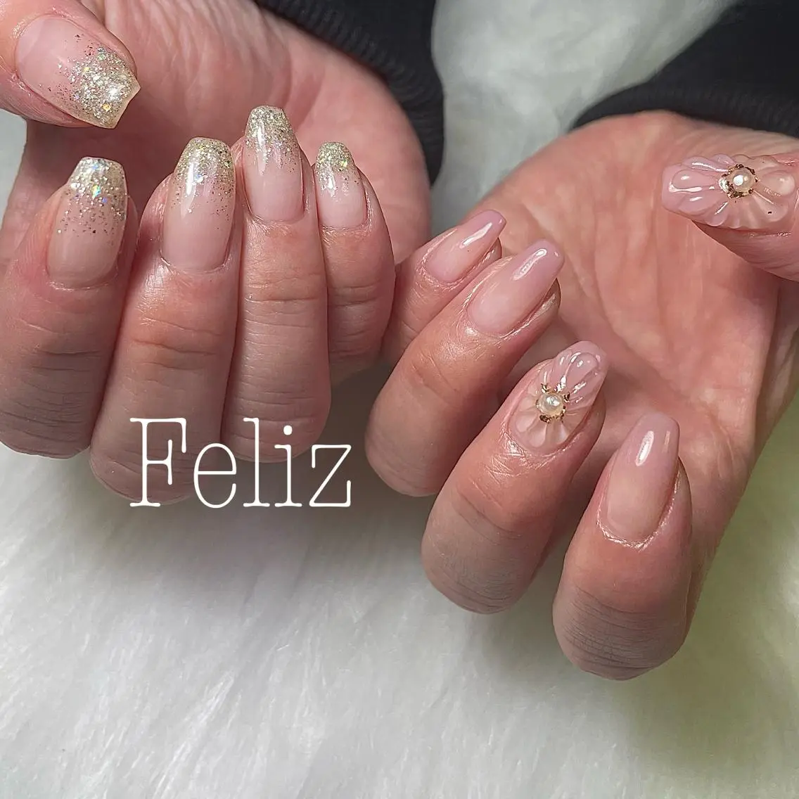 ネイル ぷっくりネイル Feliz yuukaのネイルデザイン