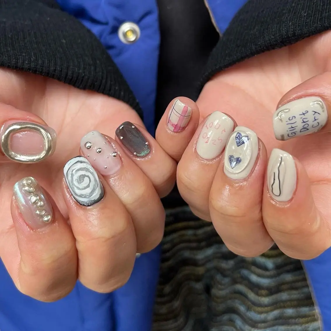 ネイル 持ち込み ハンドネイル vegh. nail／阿波座のネイルデザイン