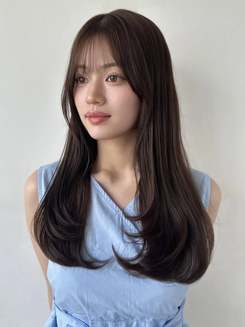 カット 縮毛矯正 縮毛、アレンジモデル 募集/Riona🎀のヘアスタイル
