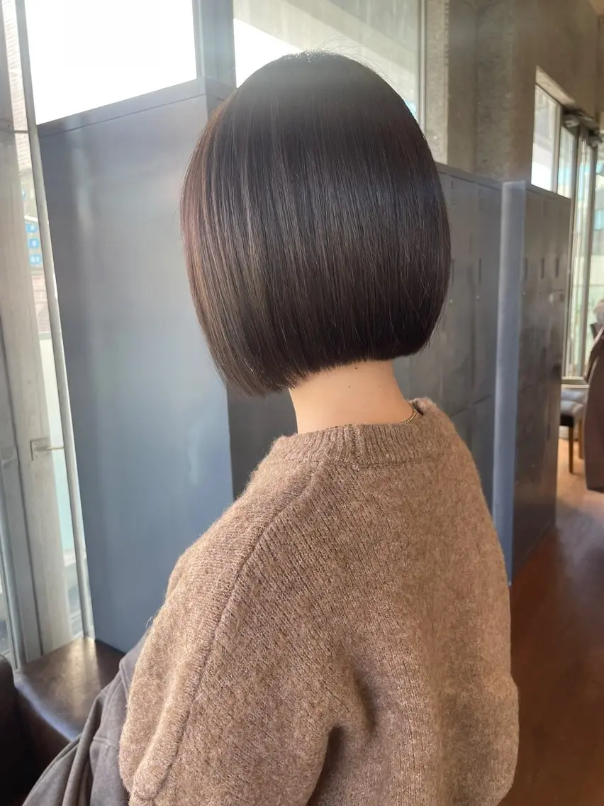 ショート カラー カット トリートメント 🍋髪質改善× 透明感カラー ジュリのヘアスタイル