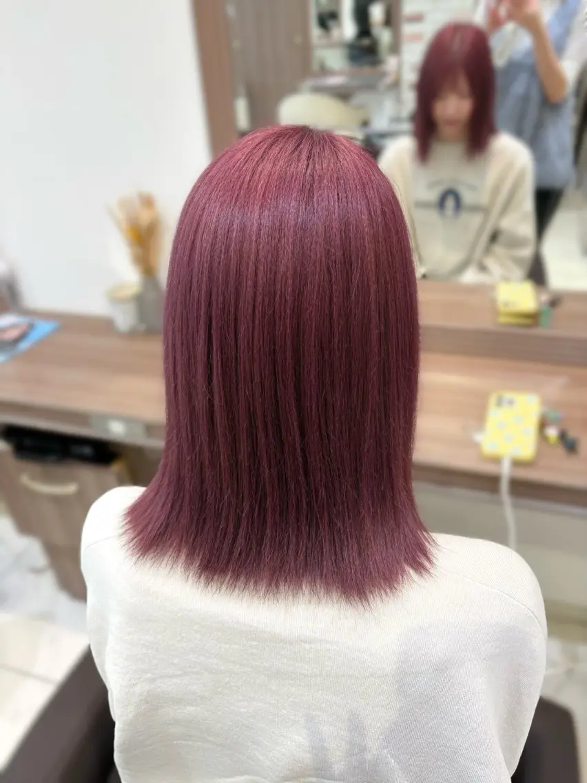 ミディアム カラー 🎀韓国レイヤー/ 髪質改善🎀きららのヘアスタイル