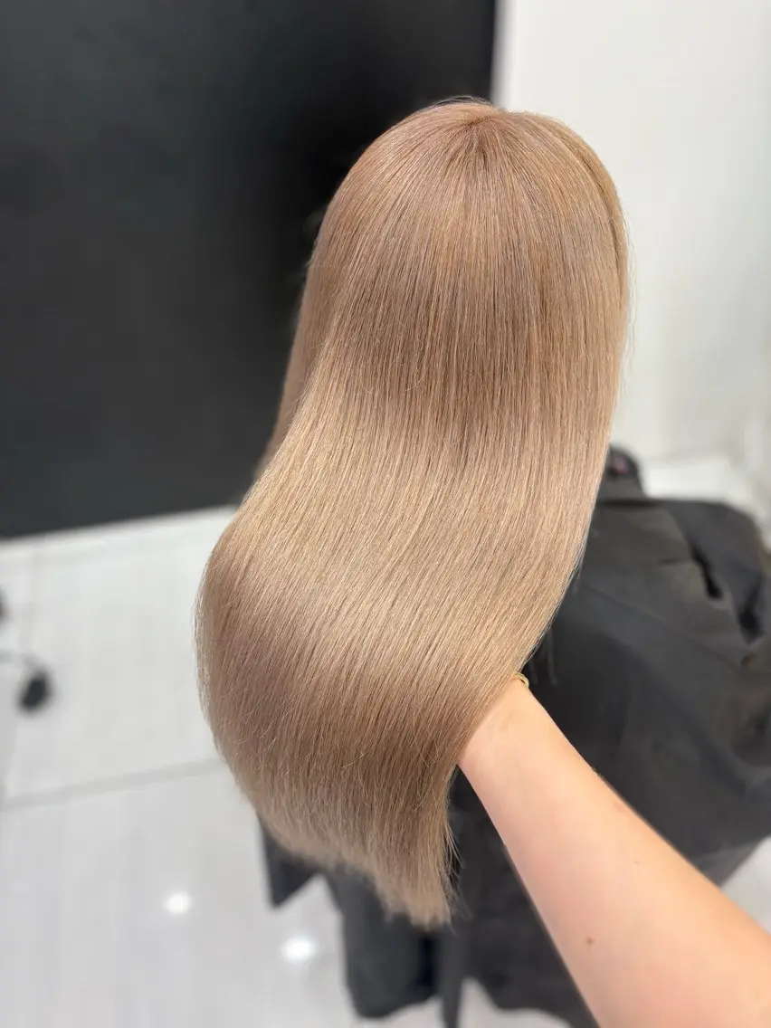 ロング カラー カット ヘアカラー トリートメント 新宿/韓国ヘア 中明度カラー/かやのヘアスタイル